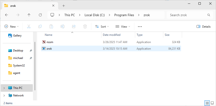 C:\Program Files\zrok